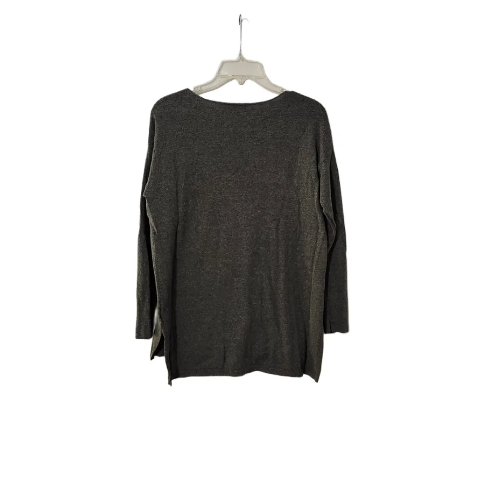INC International concepts Women's M Tunic Sweater Gray